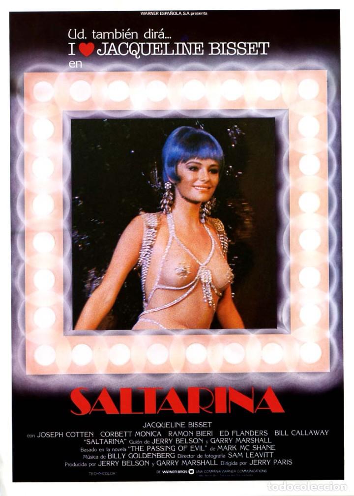 Cine: SALTARINA 1969 (GU&Iacute;A ORIGINAL SIMPLE DEL ESTRENO EN ESPA&Ntilde;A) JACQUELINE BISSET JOSEPH COTTEN
