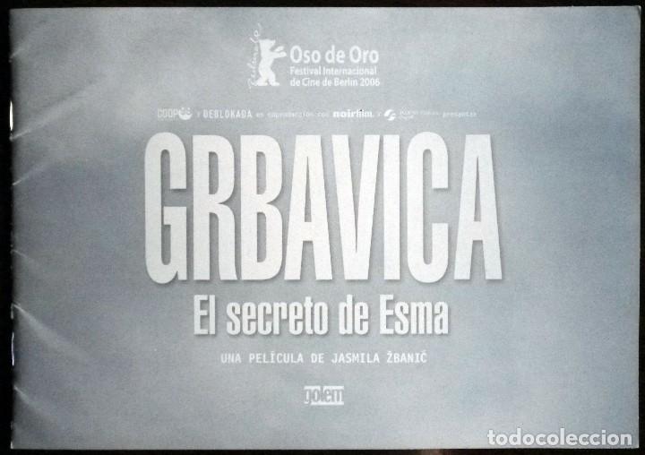 Cinema: Grbavica. El secreto de Esma. Pressbook de 16 p&aacute;ginas