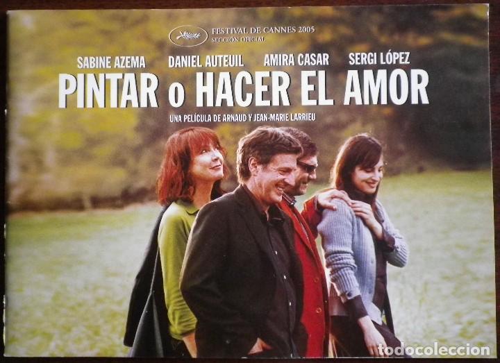 Cin&eacute;ma: Pintar o hacer el amor - Pressbook de 28 p&aacute;ginas