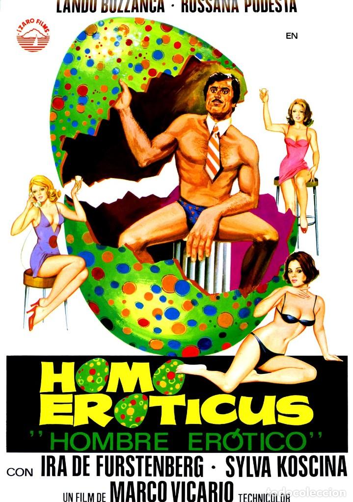 Cin&eacute;ma: HOMO EROTICUS (GU&Iacute;A ORIGINAL SIMPLE) SYLVA KOSCINA IRA DE FURSTENBERG ROSSANA PODESTA LANDO BUZZANCA