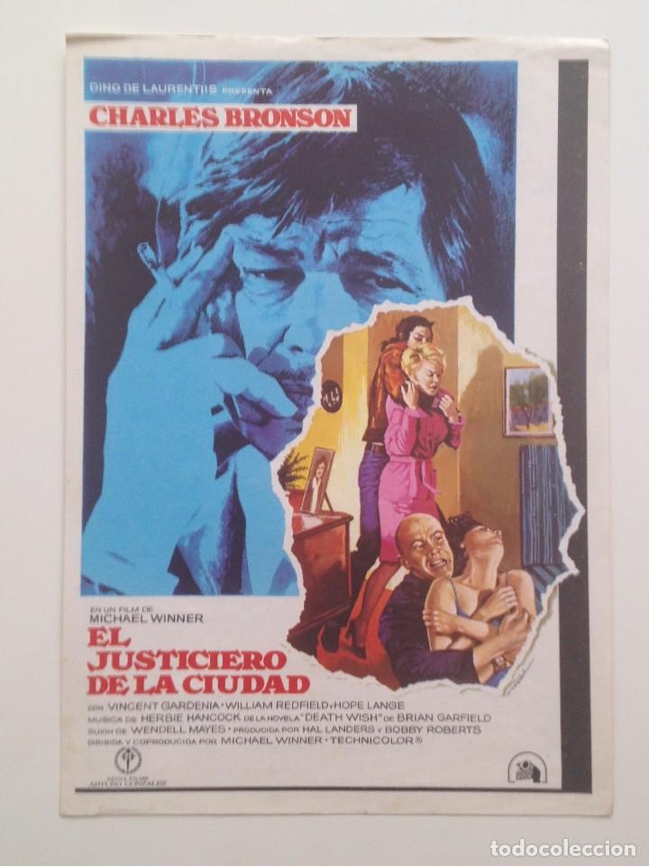 Cine: EL JUSTICIERO DE LA CUIDAD-CHARLES BRONSON.PEDIDO MINIMO : 5&euro;