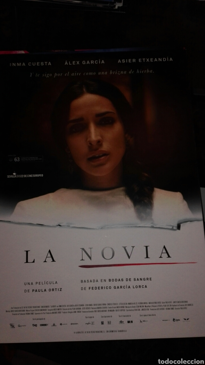 Cine: LA NOVIA. MODELO 2. GUIA PUBLICITARIA