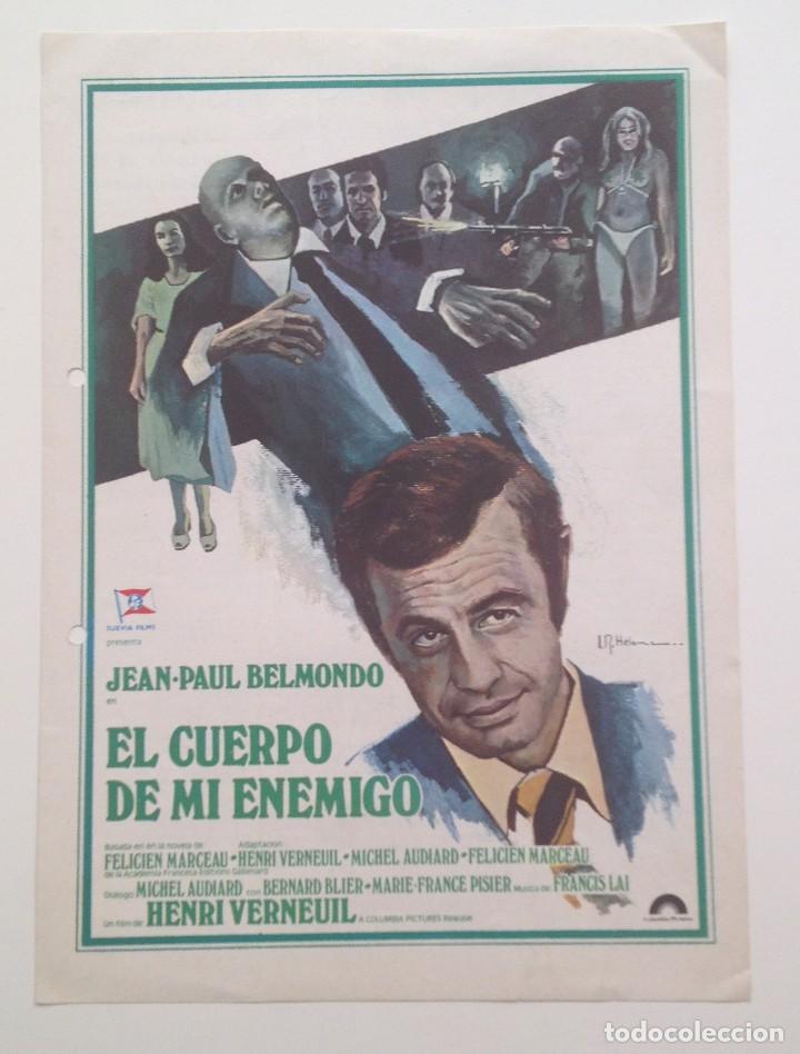 Kino: EL CUERPO DE MI ENEMIGO - JEAN PAUL BELMONDO