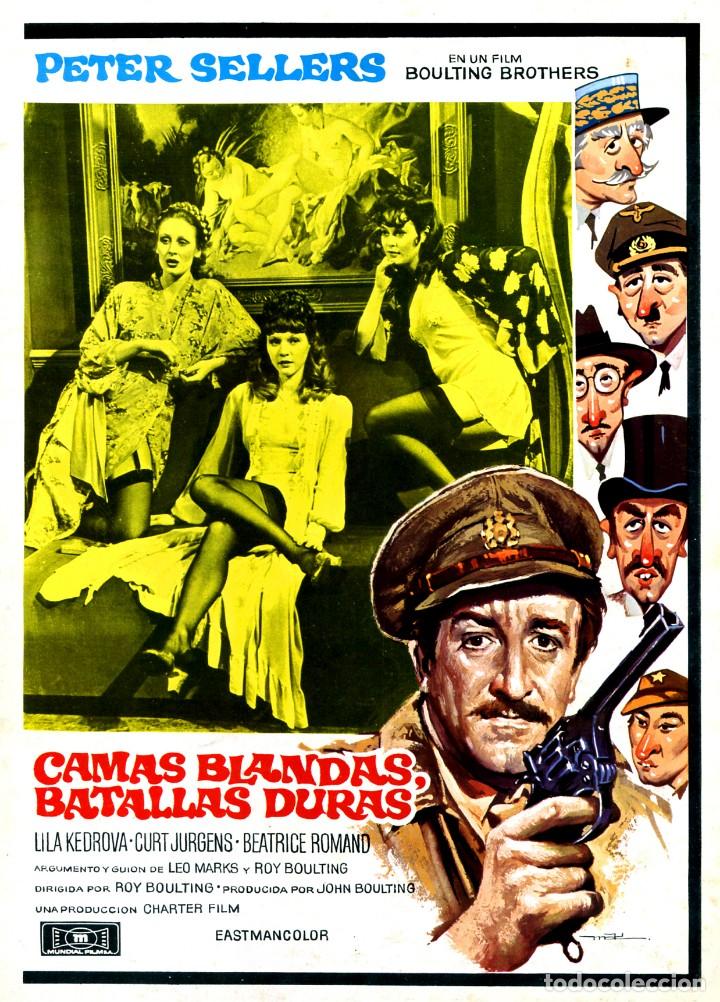 Cinema: CAMAS BLANDAS BATALLAS DURAS (GU&Iacute;A ORIGINAL DOBLE CON FOTOS ESTRENO EN ESPA&Ntilde;A) PETER SELLERS