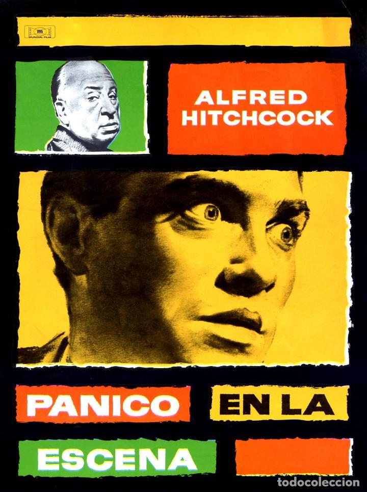 Cine: PANICO EN LA ESCENA 1950  (GU&Iacute;A ORIGINAL DOBLE  CON FOTOS) DIRECTOR ALFRED HITCHCOCK