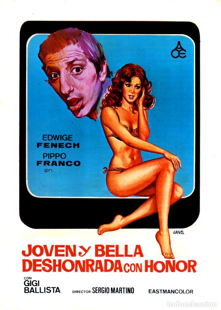 Cinema: JOVEN Y BELLA DESHONRADA CON HONOR (GU&Iacute;A ORIGINAL CON FOTOS DOBLE ESTRENO ESPA&Ntilde;A) EDWIGE FENECH