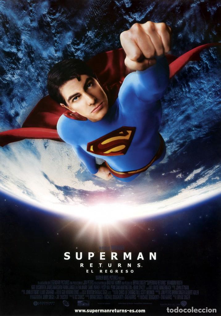 Cine: SUPERMAN RETURNS (GU&Iacute;A ORIGINAL SIMPLE CON FOTOS DE SU ESTRENO EN ESPA&Ntilde;A)