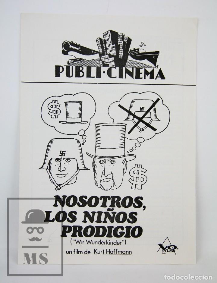 Cinema: Gu&iacute;a Publicitaria Publi-Cinema - Nosotros, los Ni&ntilde;os Prodigio - Publicidad Danone - A&ntilde;o 1972