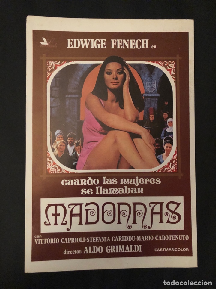 Cinema: AMAZONAS (1978). GU&Iacute;A ORIGINAL DE LA PEL&Iacute;CULA. EDWIGE FENECH. 21 x 31 cms.