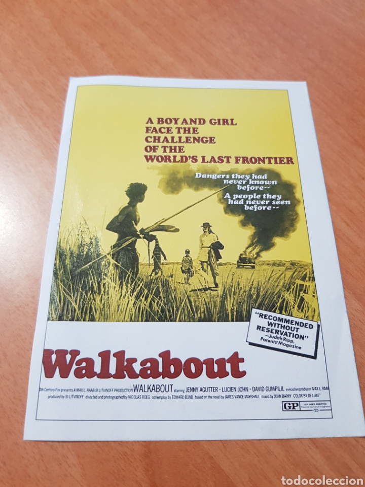 Cinema: ( micro gu&iacute;a n&deg;7 ) walkabout