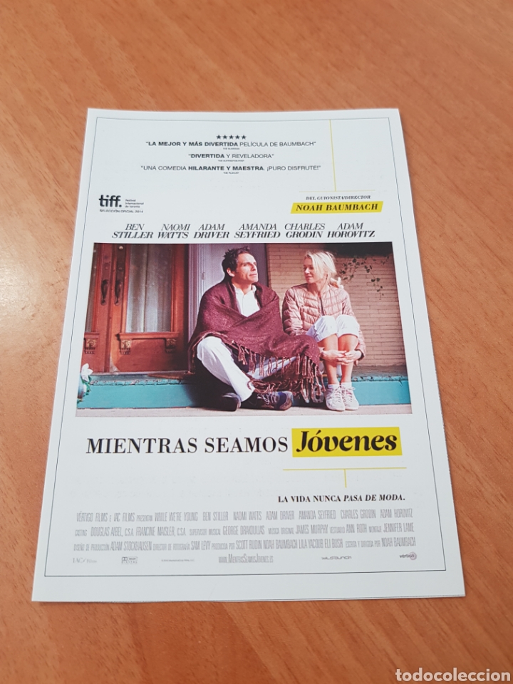 Cinema: ( micro gu&iacute;a n&deg;8 ) mientras seamos j&oacute;venes