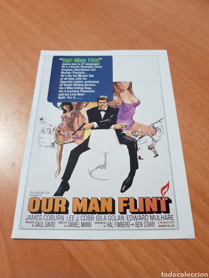 Cin&eacute;ma: ( micro gu&iacute;a n&deg; 10 ) Flint agente secreto