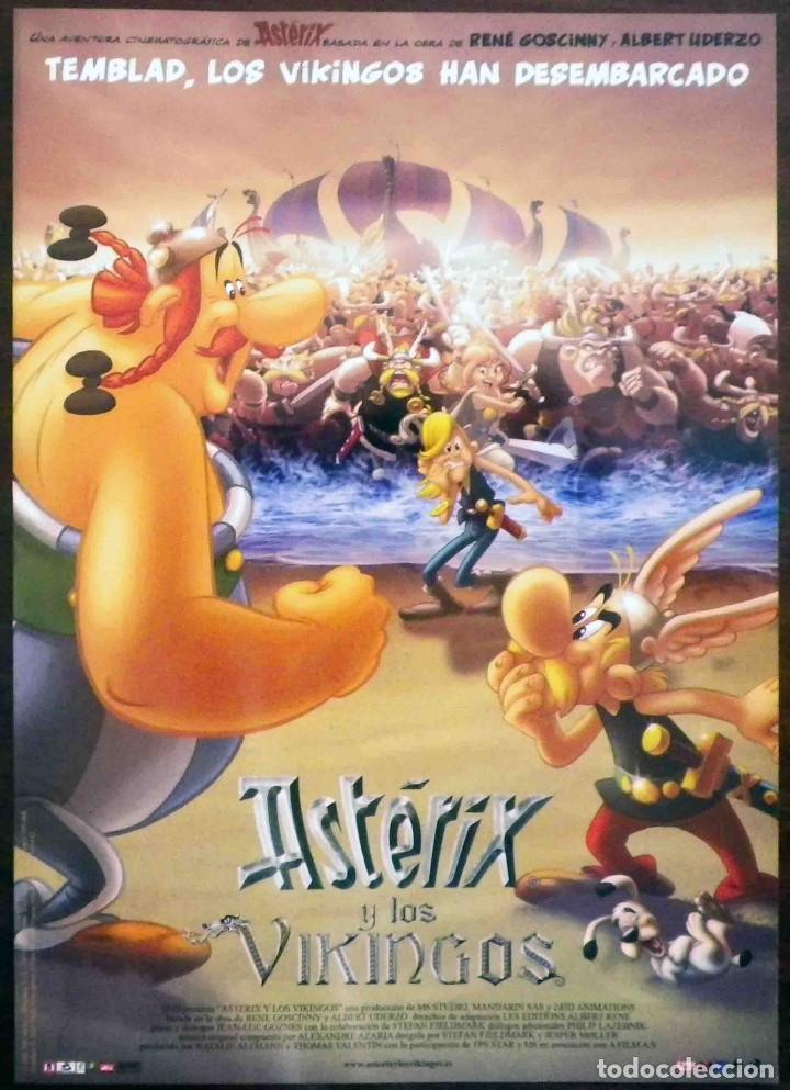 Cine: GU&Iacute;A ORIGINAL DE CINE: Ast&eacute;rix y los vikingos - Doble impresa a dos caras