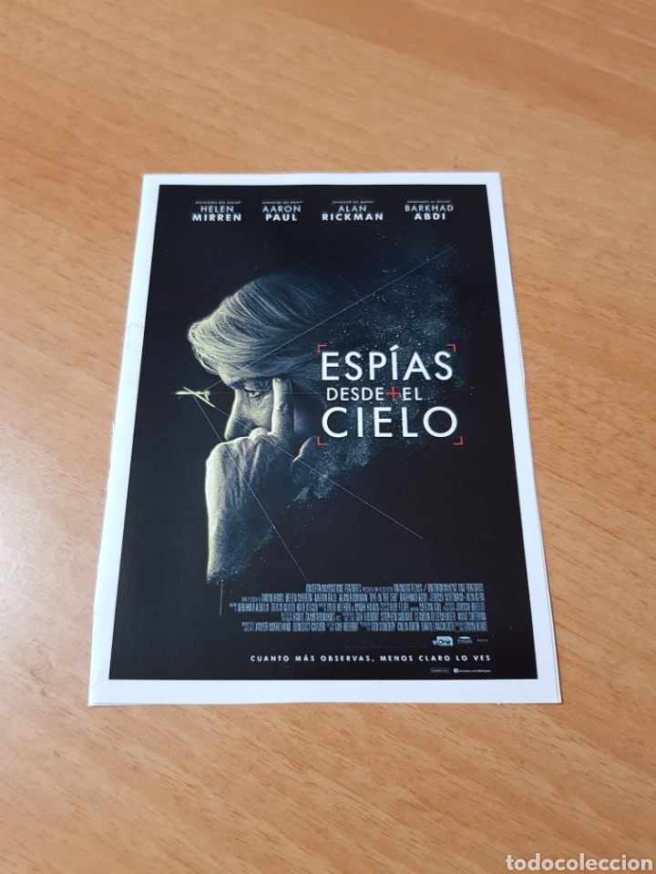 Cin&eacute;ma: ( micro gu&iacute;a n&deg; 13 ) esp&iacute;as desde el cielo