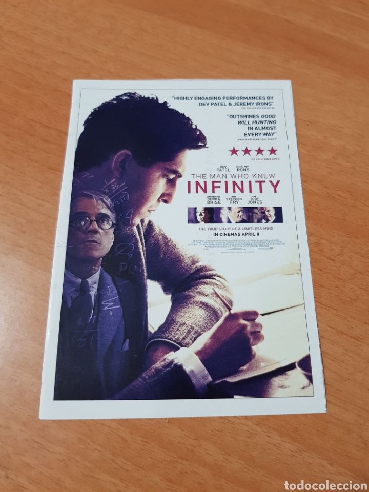 Cin&eacute;ma: ( micro gu&iacute;a n&deg; 13 ) el hombre que conoc&iacute;a el infinito