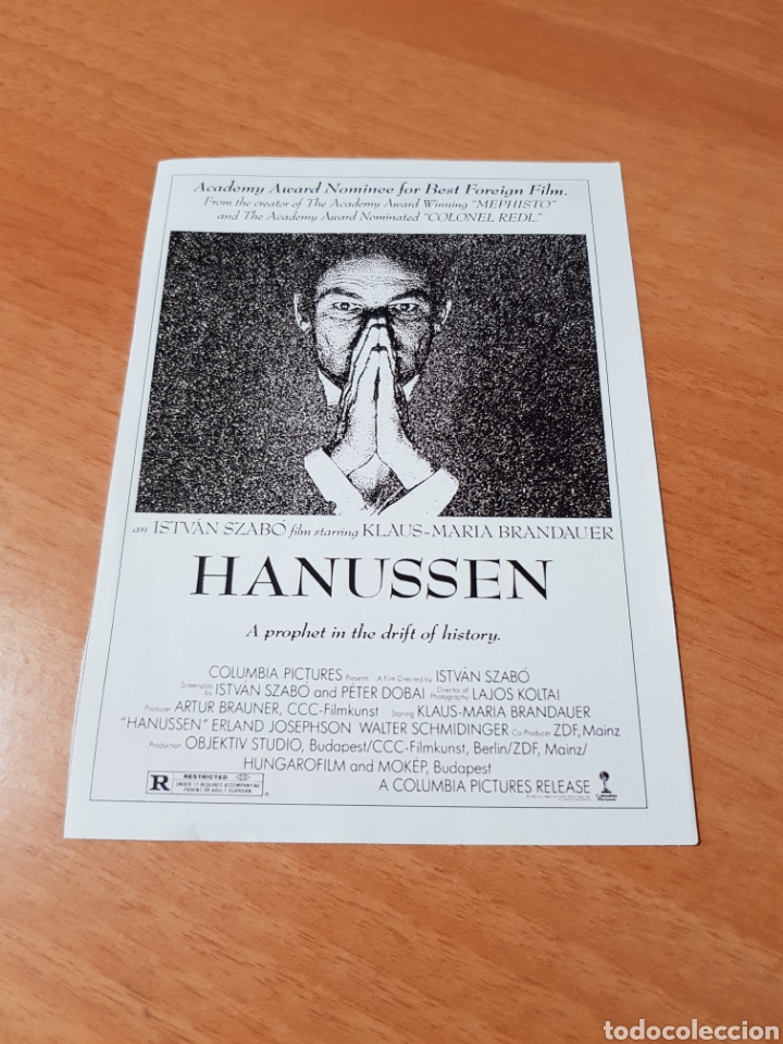 Cin&eacute;ma: ( micro gu&iacute;a n&deg; 13 ) Hanussen el adivino