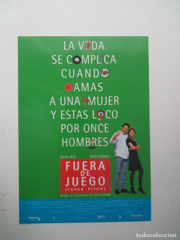 Cinema: FUERA DE JUEGO - COLIN FIRTH, RUTH GEMMELL, MARK STRONG, STEPHEN REA - GUIA ORIGINAL