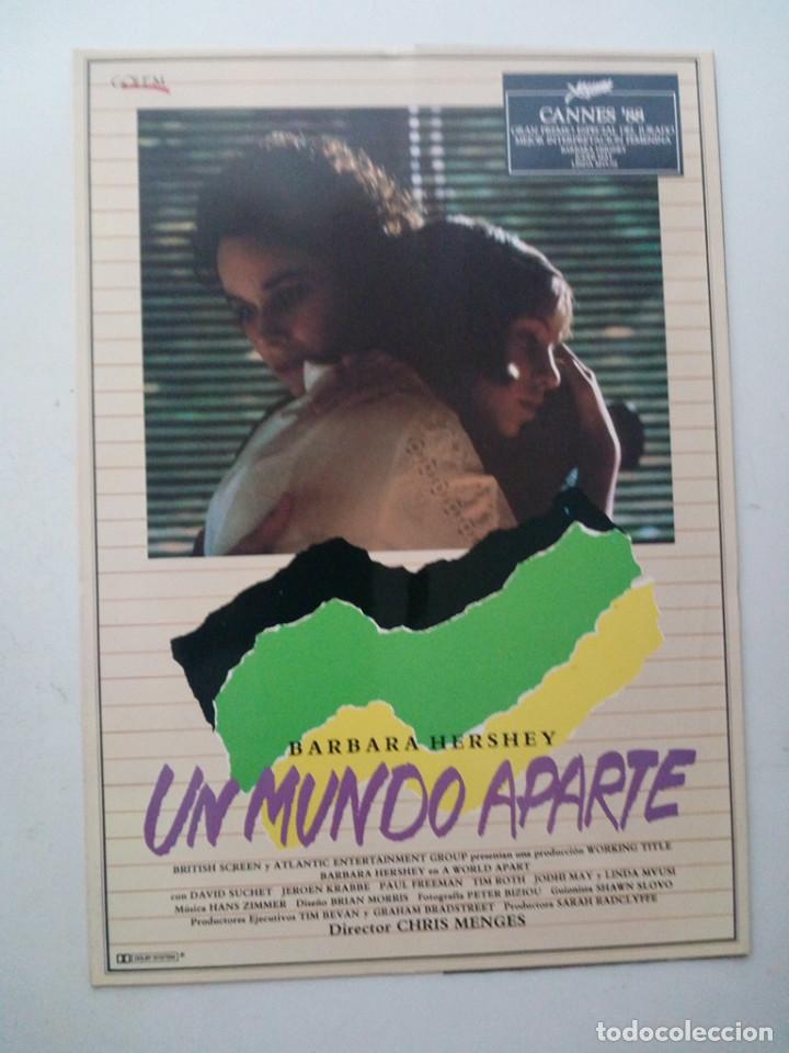 Kino: UN MUNDO APARTE - CHRIS MENGES - BARBARA HERSHEY - DAVID SUCHET - JEROEN KRABBE - GUIA