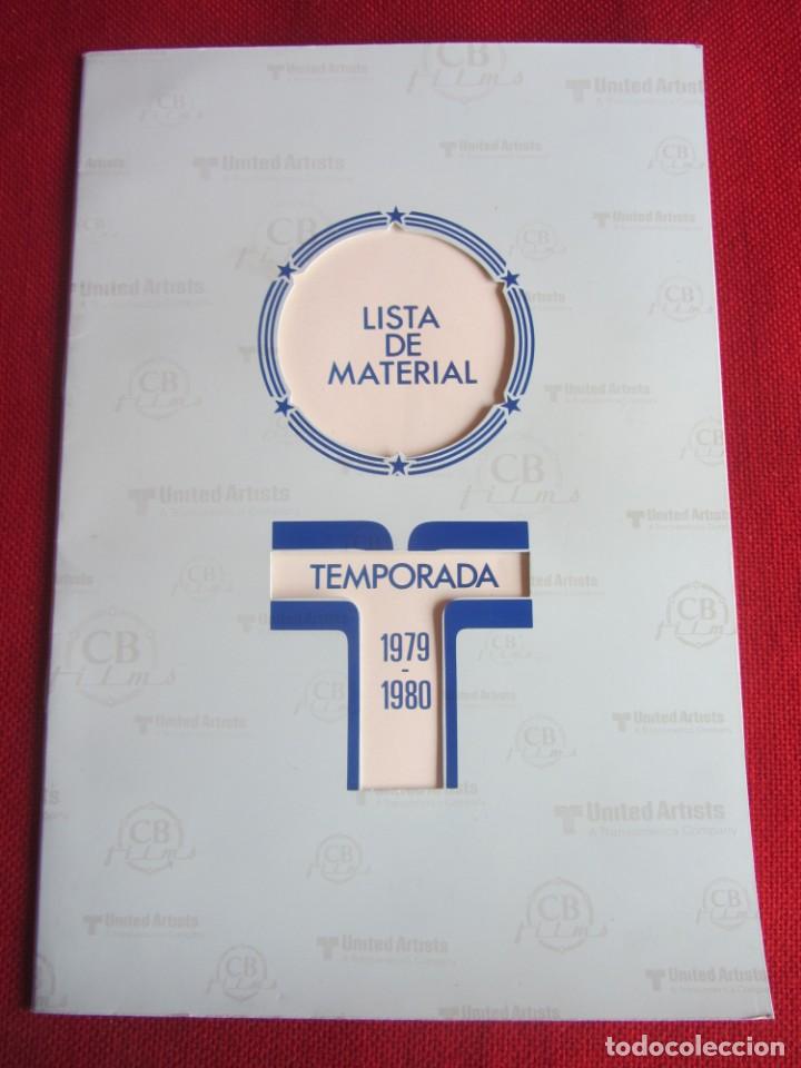 Cinema: Lista de Material Temporada 1979-1980. CB Films. Ver fotos