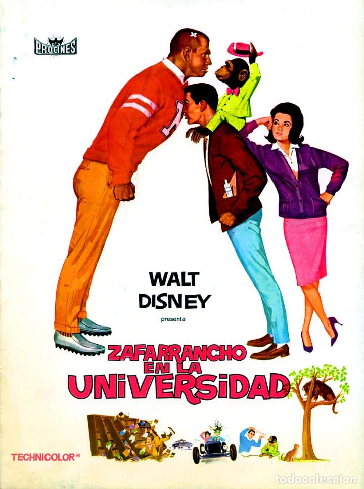 Cine: ZAFARRANCHO EN LA UNIVERSIDAD (GU&Iacute;A ORIGINAL DE LUJO 12 P&Aacute;GINAS CON FOTOS ESTRENO EN ESPA&Ntilde;A)