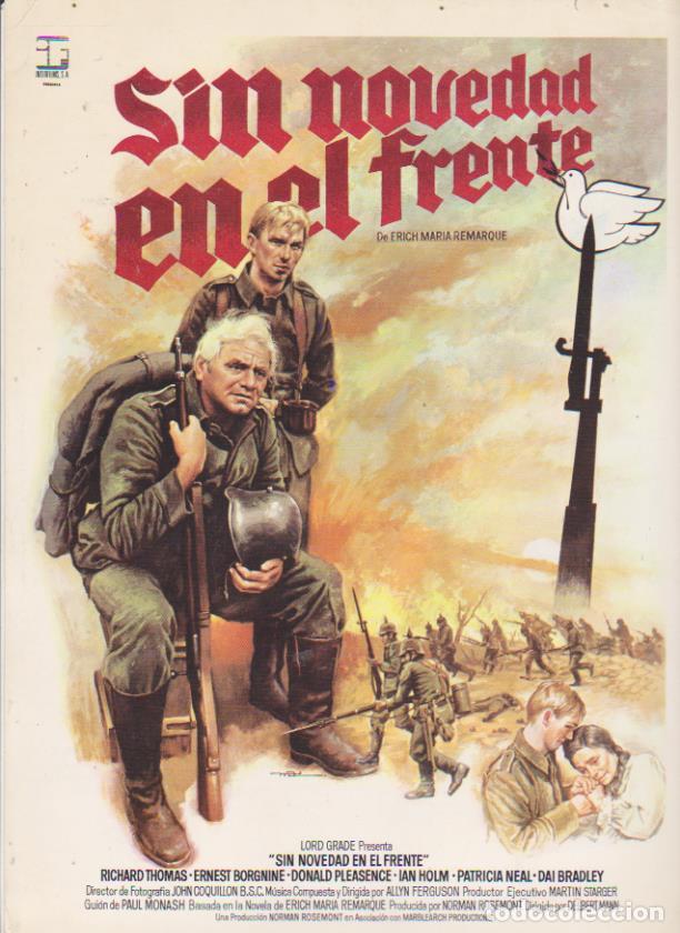 Cinema: Sin Novedad en el Frente. Gu&iacute;a sencilla de Interfilms