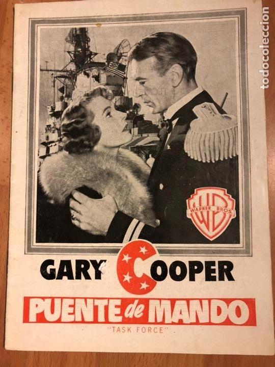 Cine: Guia warner puente de mando gary cooper