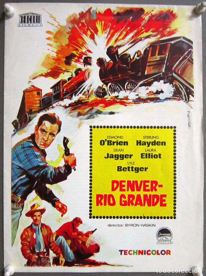 Cinema: G8686 DENVER-RIO GRANDE EDMOND O'BRIEN GUIA ORIGINAL MERCURIO FILMS ESTRENO