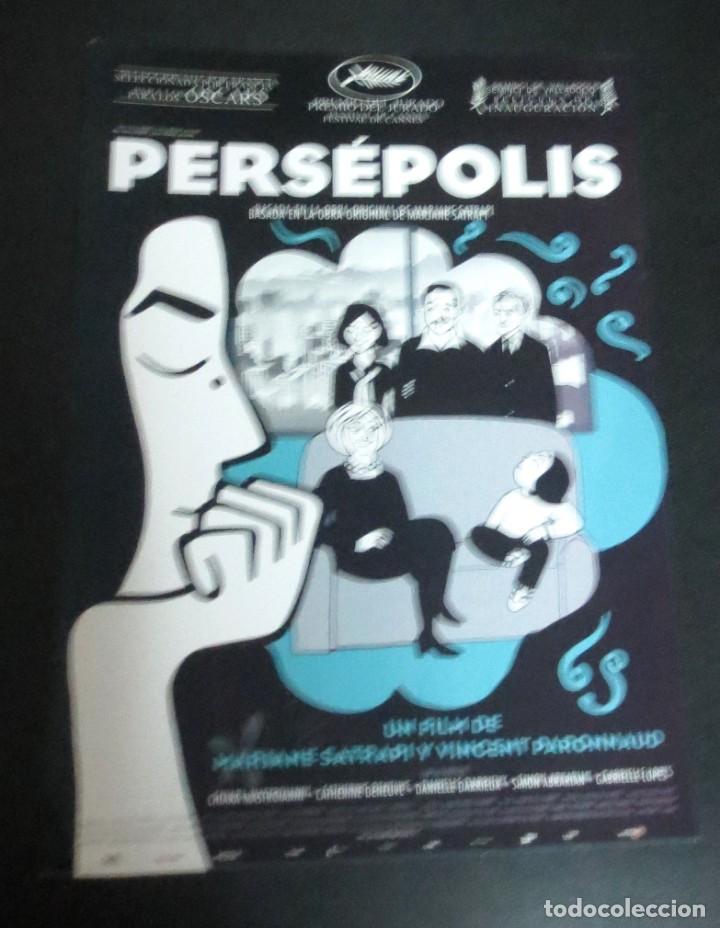 Cin&eacute;ma: GU&Iacute;A PUBLICITARIA PERS&Eacute;POLIS MARIANE SATRAPI VINCENT PARONNAUD 30X21 CM.