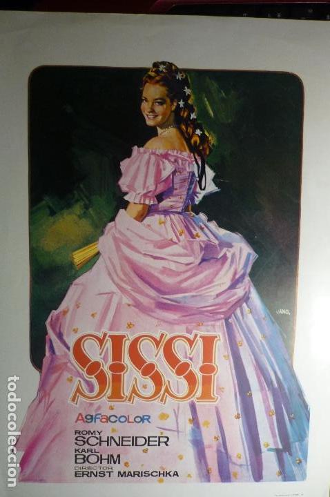 Cine: lamina sissi .-romy schneider .-tama&ntilde;o 30 x 25 aprox.