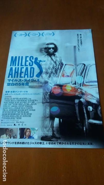 Cine: Programa Gu&iacute;a guide japonesa film MILES AHEAD. DON CHEADLE. BIOPIC TROMPETISTA JAZZ MILES DAVIS