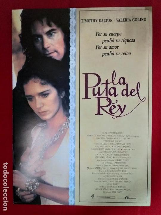 Cinema: GUIA ORIGINAL DE LA PEL&Iacute;CULA: LA PUTA DEL REY. LAUREN FILMS. TIMOTHY DALTON.