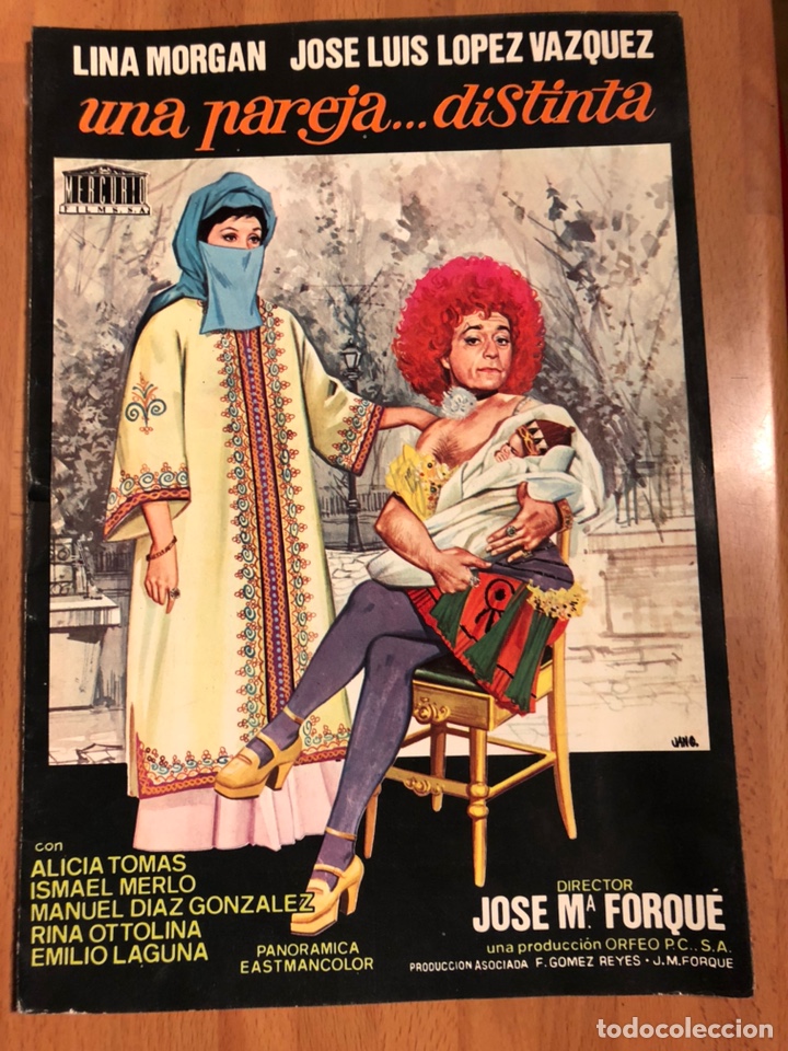 Cine: Guia una pareja...distinta.lina morgan jose Luis L&oacute;pez V&aacute;zquez