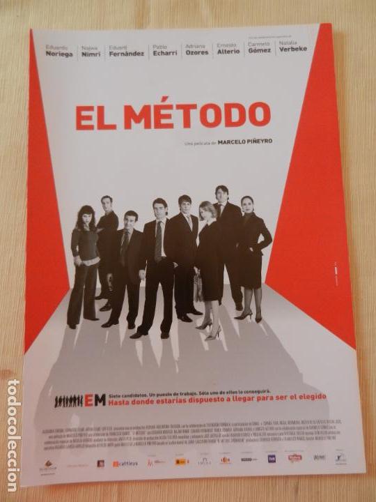 Cinema: GU&Iacute;A DE CINE DE LA PEL&Iacute;CULA EL M&Eacute;TODO.