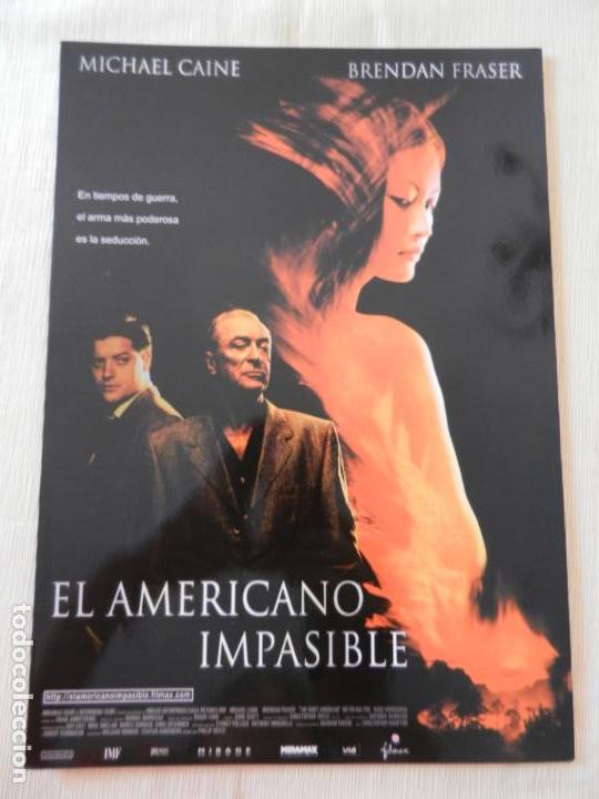 Kino: GU&Iacute;A DE CINE DE LA PEL&Iacute;CULA EL AMERICANO IMPASIBLE.