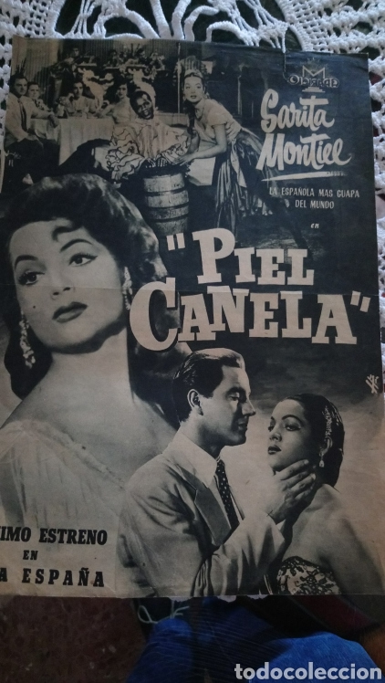 Cine: Sara montiel piel canela propaganda prensa