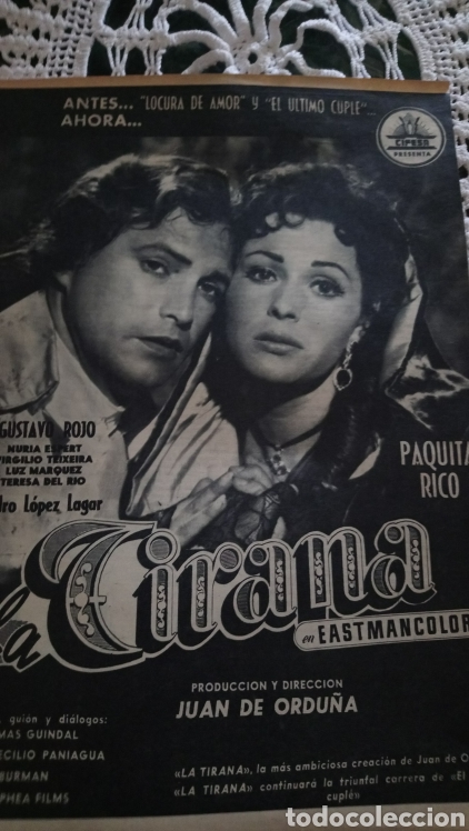 Cine: Paquita rico la tirana propaganda de prensa