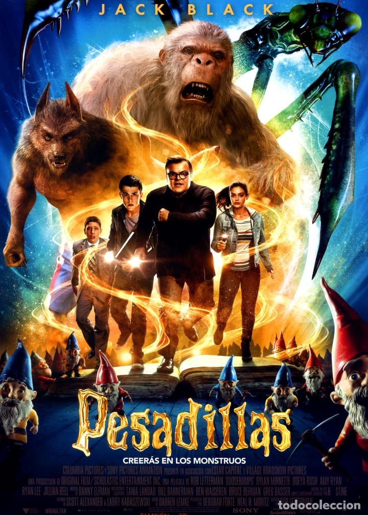 Cinema: PESADILLAS CREER&Aacute;S EN LOS MONSTRUOS (GU&Iacute;A ORIGINAL SIMPLE  DE SU ESTRENO EN ESPA&Ntilde;A) JACK BLACK