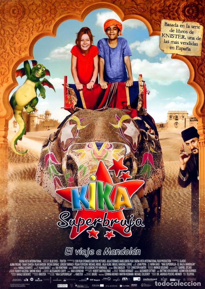 Cine: KIKA SUPERBRUJA EL VIAJE DE MANDOL&Aacute;N GU&Iacute;A ORIGINAL DOBLE CON MUCHAS FOTOS DE SU ESTRENO EN ESPA&Ntilde;A)