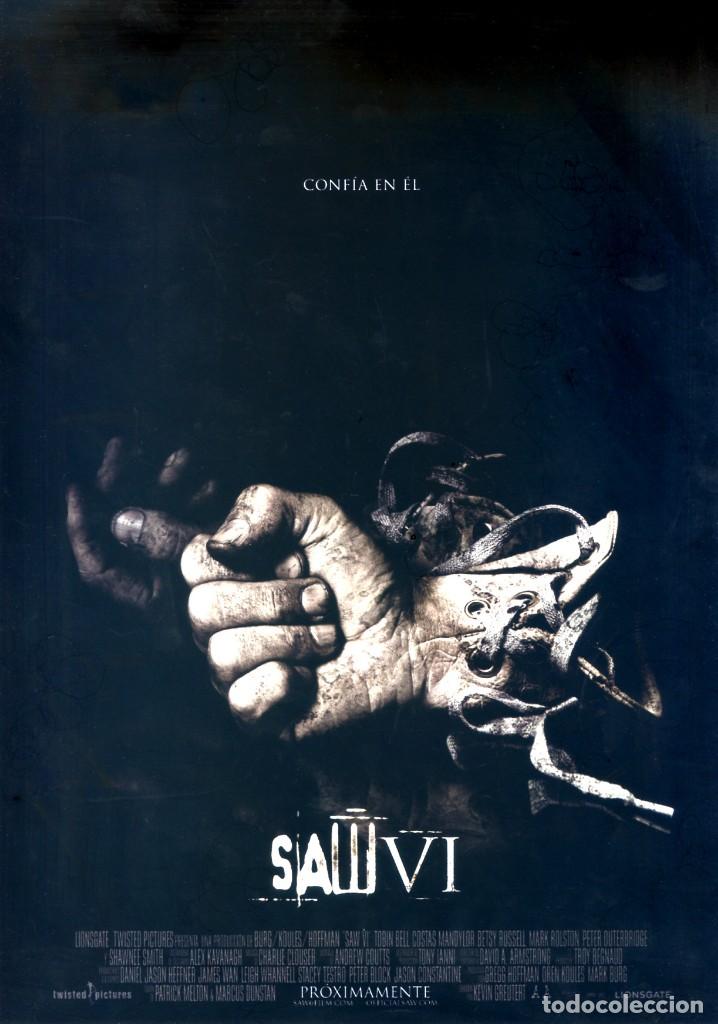 Cinema: SAW VI (GU&Iacute;A ORIGINAL DOBLE CON FOTOS DE SU ESTRENO EN ESPA&Ntilde;A) G&Eacute;NERO TERROR