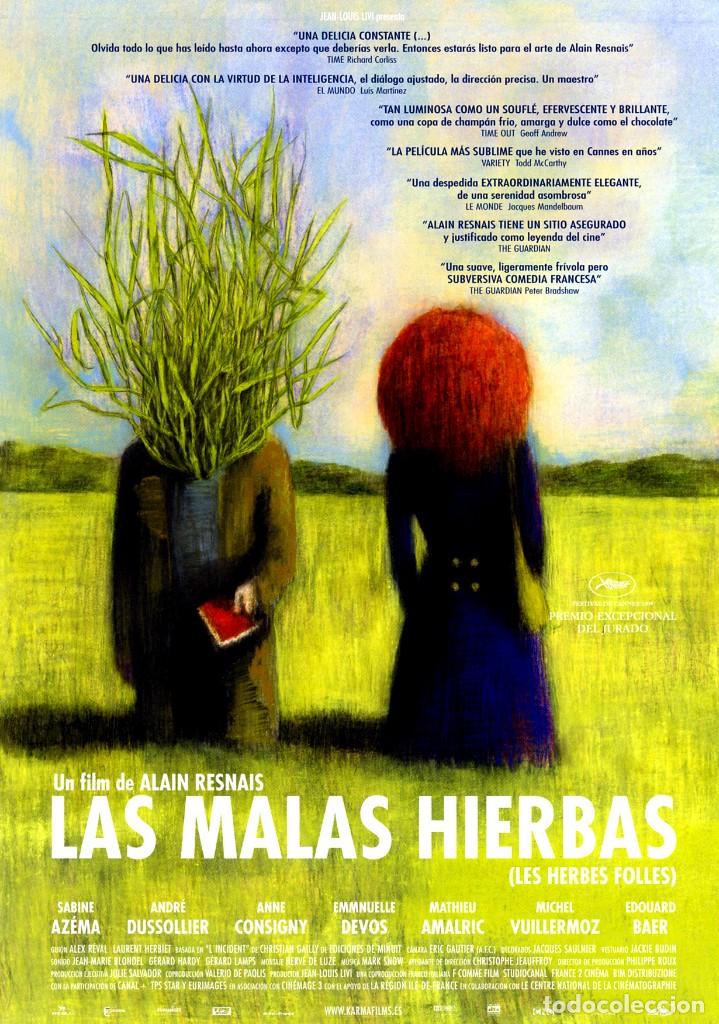 Cine: LAS MALAS HIERBAS (GU&Iacute;A ORIGINAL SIMPLE CON FOTOS DE SU ESTRENO EN ESPA&Ntilde;A)