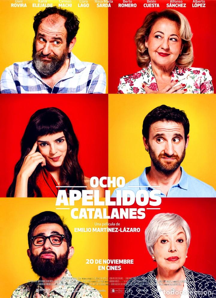 Cinema: OCHO APELLIDOS CATALANES (GU&Iacute;A ORIGINAL DOBLE CON FOTOS DE SU ESTRENO EN ESPA&Ntilde;A) DANI ROVIRA