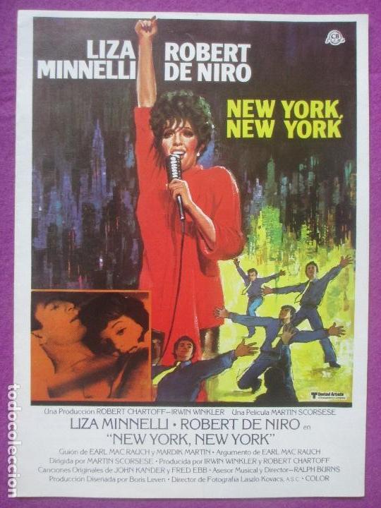 Cine: GUIA PUBLICITARIA, NEW YORK, NEW YORK, LIZA MINNELLI, ROBERT DE NIRO, G388
