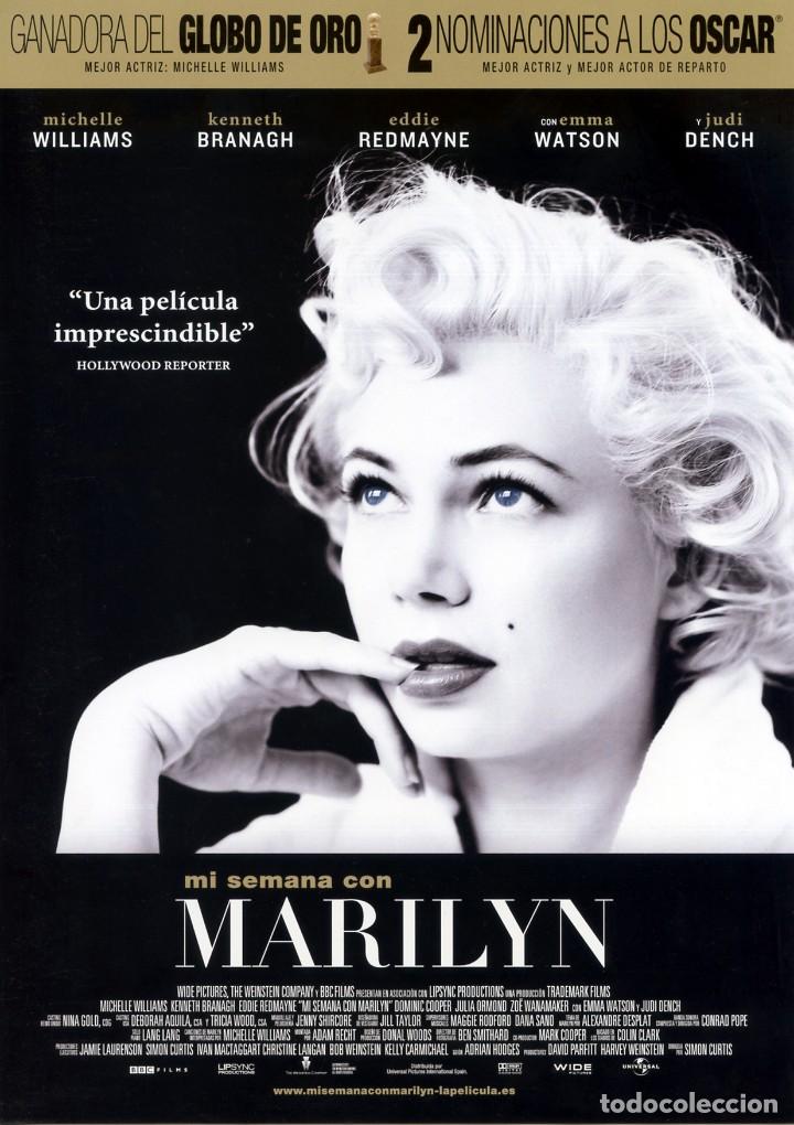 Cinema: MI SEMANA CON MARILYN (GU&Iacute;A ORIGINAL SIMPLE CON FOTOS DE SU ESTRENO EN ESPA&Ntilde;A) MICHELLE WILLIAMS
