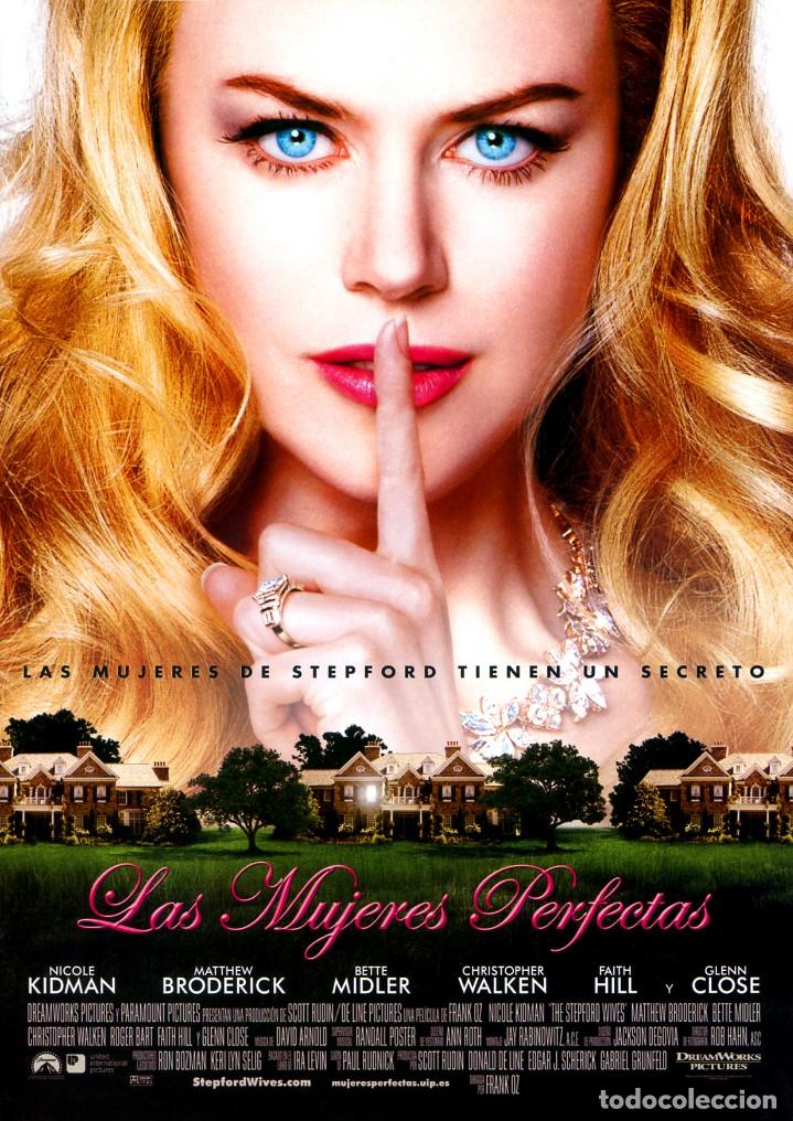 Cine: LAS MUJERES PERFECTAS (GU&Iacute;A ORIGINAL DOBLE CON FOTOS DE SU ESTRENO EN ESPA&Ntilde;A) NICOLE KIDMAN