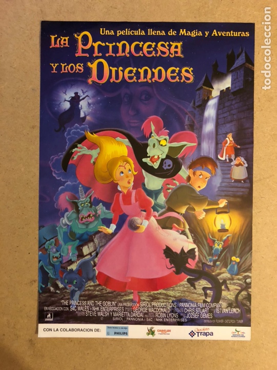 Kino: LA PRINCESA Y LOS DUENDES. GU&Iacute;A PUBLICITARIA SIMPLE. IDEAL PARA ENMARCAR.
