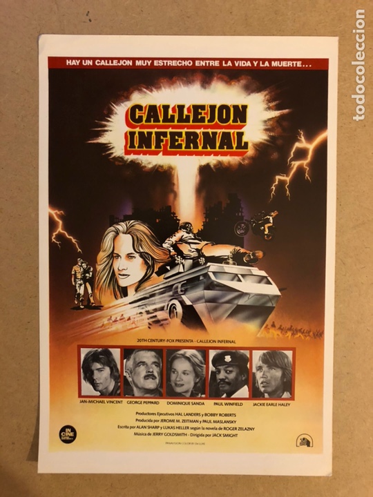 Kino: CALLEJ&Oacute;N INFERNAL. GU&Iacute;A PUBLICITARIA SIMPLE. IDEAL PARA ENMARCAR.
