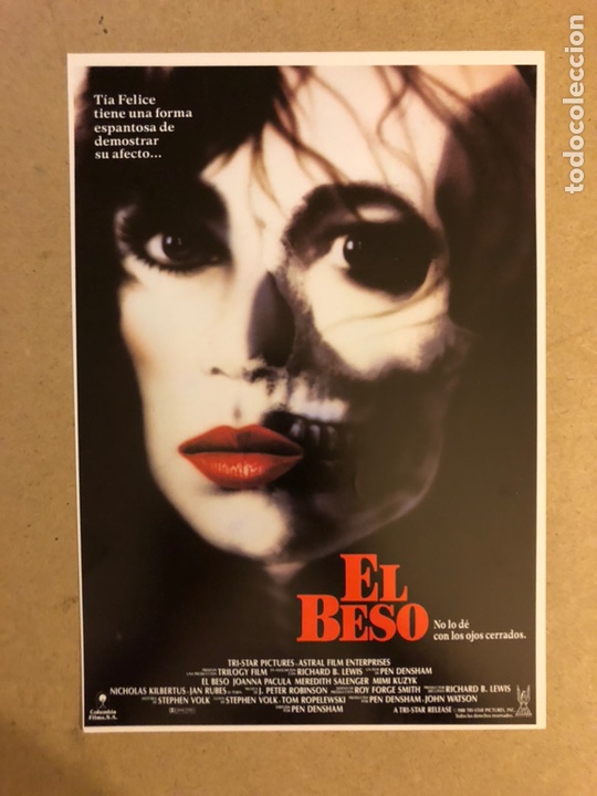 Cinema: EL BESO. GU&Iacute;A PUBLICITARIA SIMPLE. IDEAL PARA ENMARCAR.