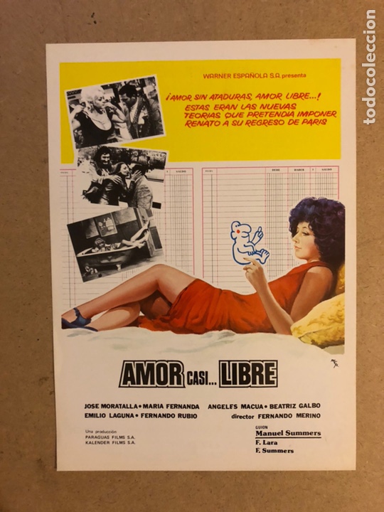 Kino: AMOR CASI... LIBRE. GU&Iacute;A PUBLICITARIA SIMPLE. IDEAL PARA ENMARCAR.