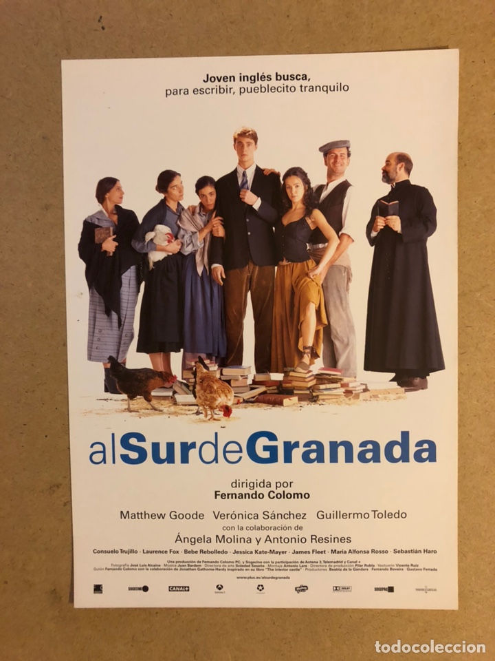 Cinema: AL SUR DE GRANADA. GU&Iacute;A PUBLICITARIA SIMPLE. IDEAL PARA ENMARCAR.
