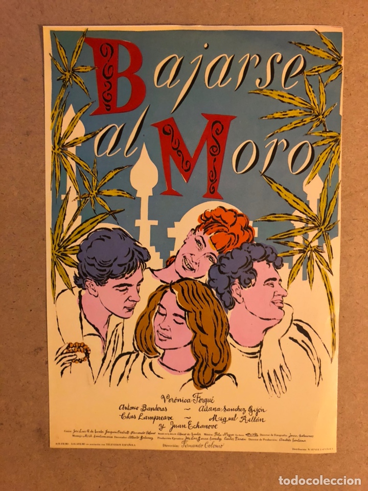 Cinema: BAJARSE AL MORO (FERNANDO COLOMO). GU&Iacute;A PUBLICITARIA DE LA PEL&Iacute;CULA, IDEAL PARA ENMARCAR.